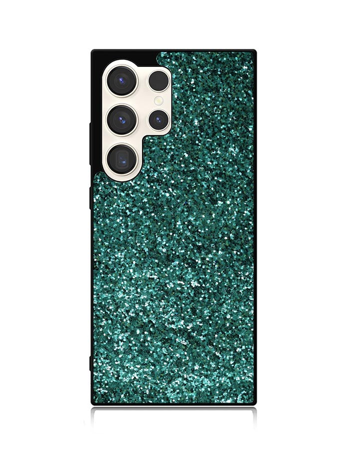Glitter Green Samsung Galaxy S25 Ultra 5G Case QC11098
