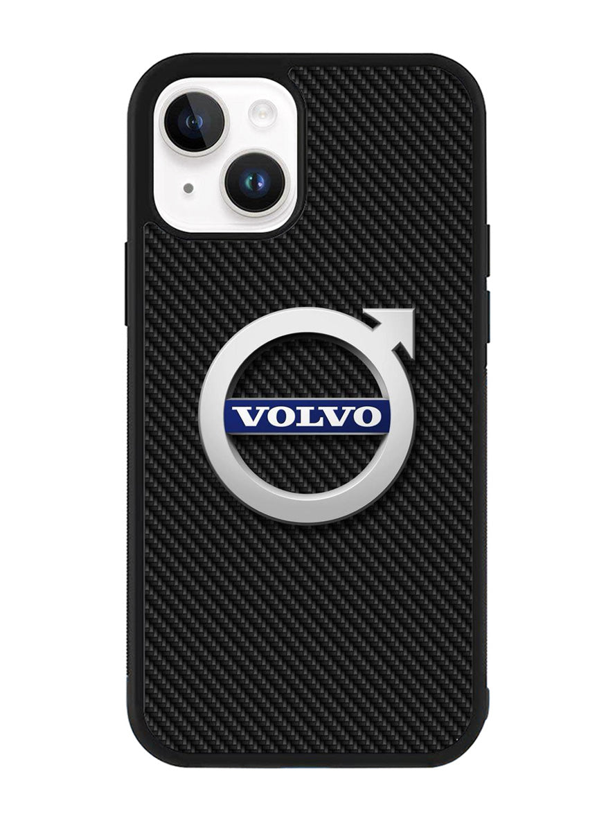 Volvo Logo Carbon iPhone 15 Case OV10760