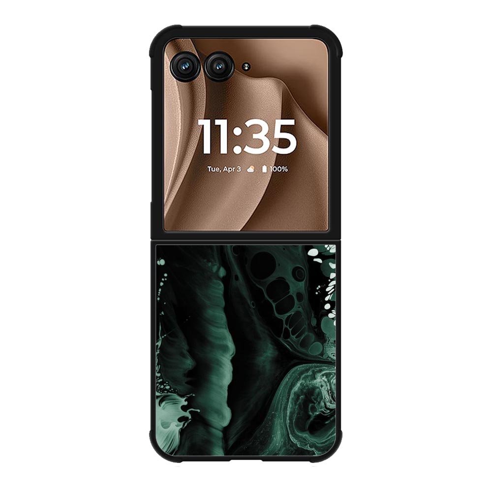 Green Resin Motorola Moto RAZR Plus 2025 Case OV10587