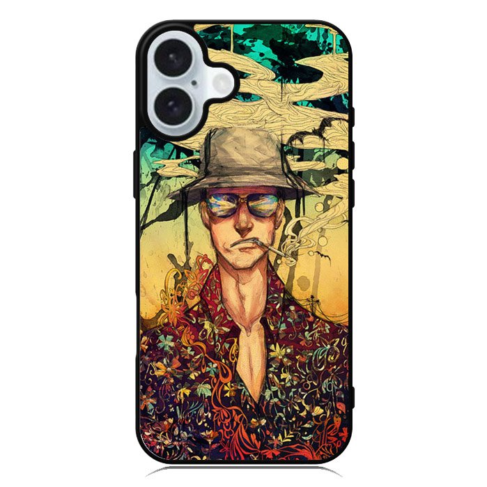Man With Cigarette iPhone 16 Plus Case QC10483