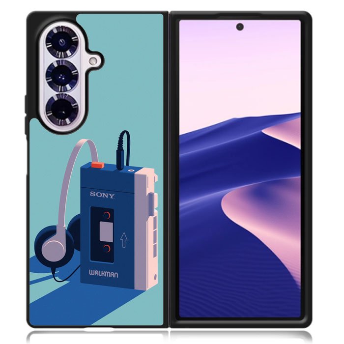 Sony Walkman Samsung Galaxy Z Fold 7 Case OV10214