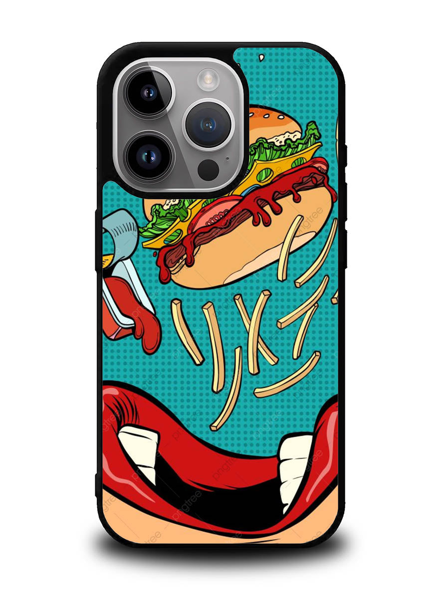 Burger iPhone 14 Pro Case QC10340