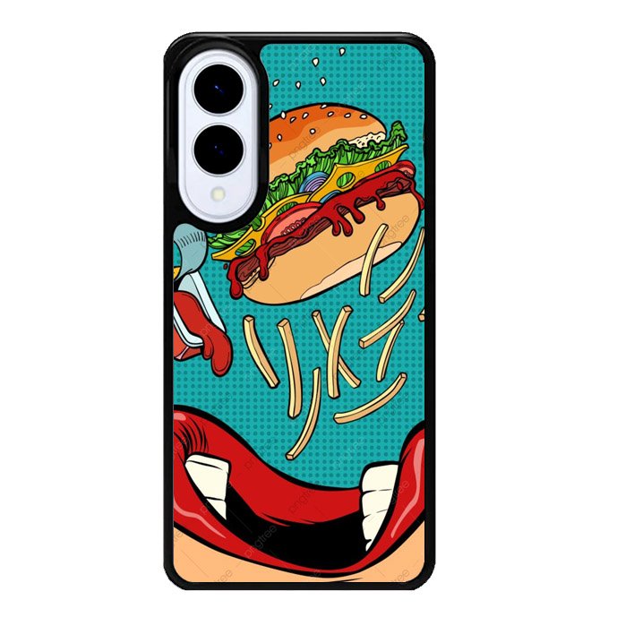 Burger Samsung Galaxy S25 Edge 5G Case OV10340