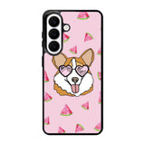 Corgi Watermelon FLB0428 Samsung Galaxy S26 Plus Case