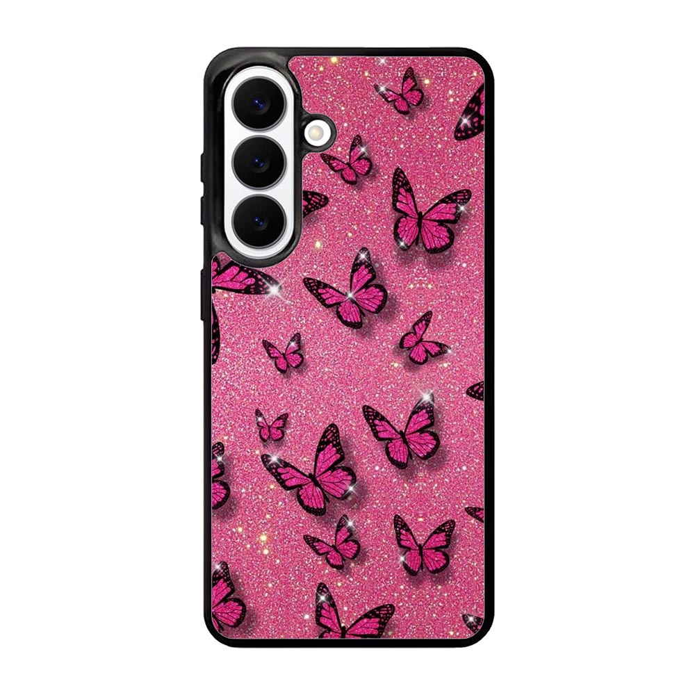 butterfly glitter Samsung Galaxy S26 Case