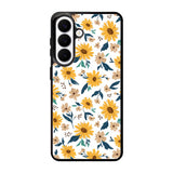 Sunflowers Pattern Samsung Galaxy S26 Case OV10448