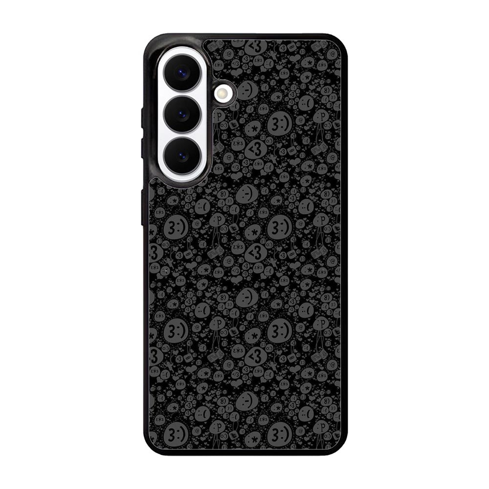 Smile Grey Samsung Galaxy S26 Case OV10424