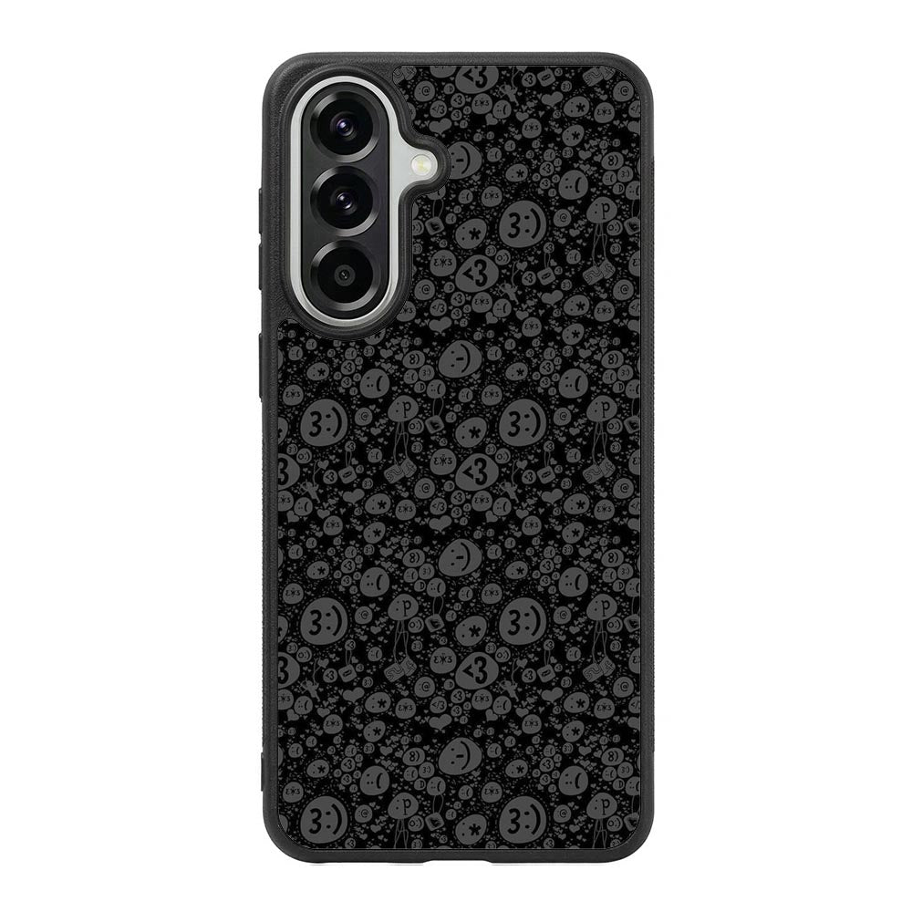 Smile Grey Samsung Galaxy A57 Case OV10424
