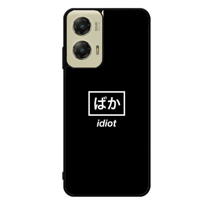 Idiot Simple Quotes Motorola Moto G Stylus 5G 2024 Case OV11222