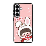 Cute Rabbit Sweet Samsung Galaxy S26 Plus Case QC11206