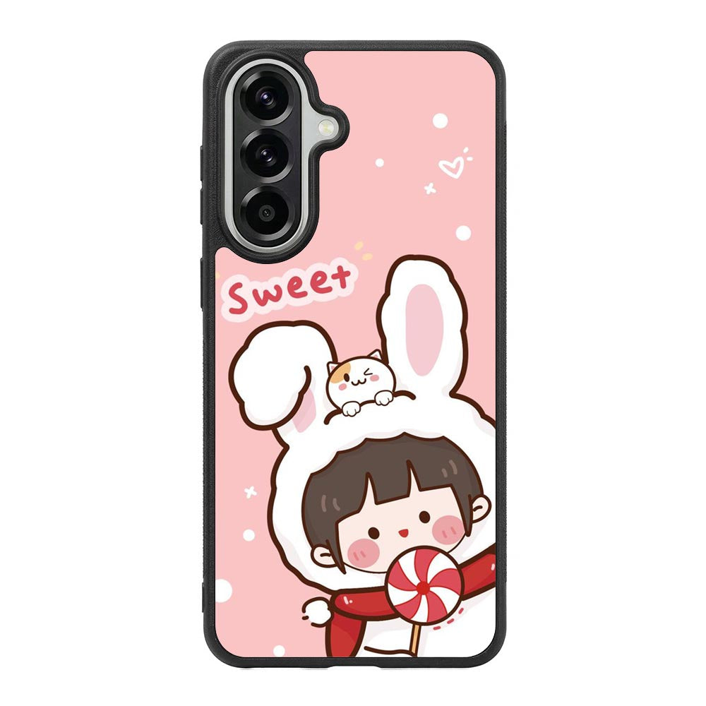 Cute Rabbit Sweet Samsung Galaxy A37 Case QC11206