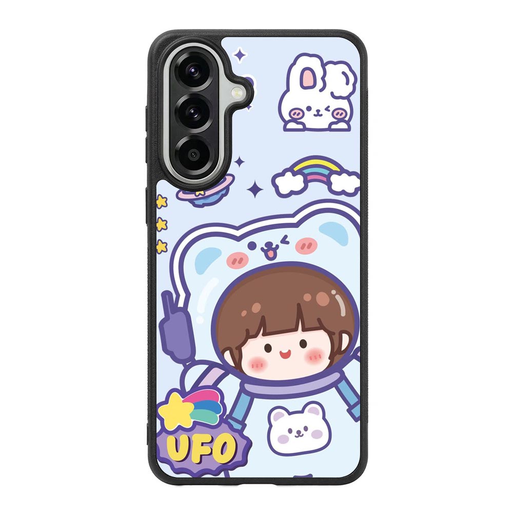 Cute Blue Space Ufo Samsung Galaxy A57 Case QC11201