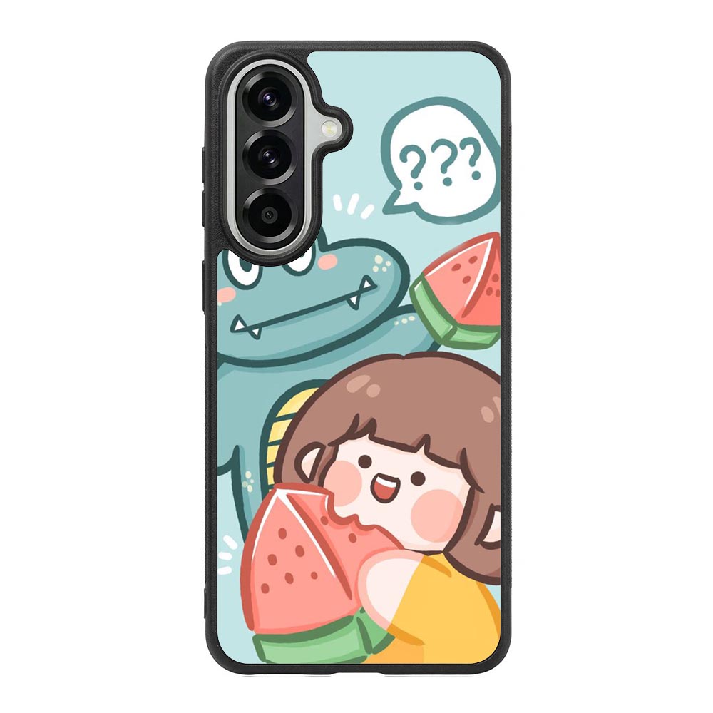 Cute Eat Watermelon Samsung Galaxy A37 Case OV11203