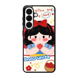 Cute Snow White Samsung Galaxy S26 Plus Case OV11214