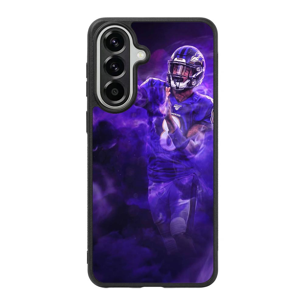 Lamar Jackson Smoke Samsung Galaxy A57 Case