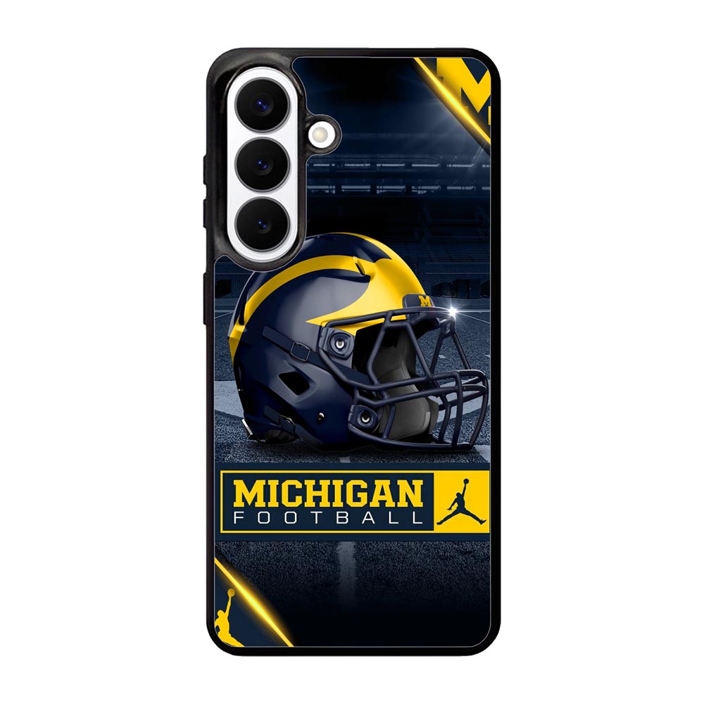michigan wolverines helmet Samsung Galaxy S26 Plus Case
