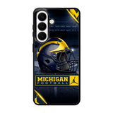 michigan wolverines helmet Samsung Galaxy S26 Plus Case