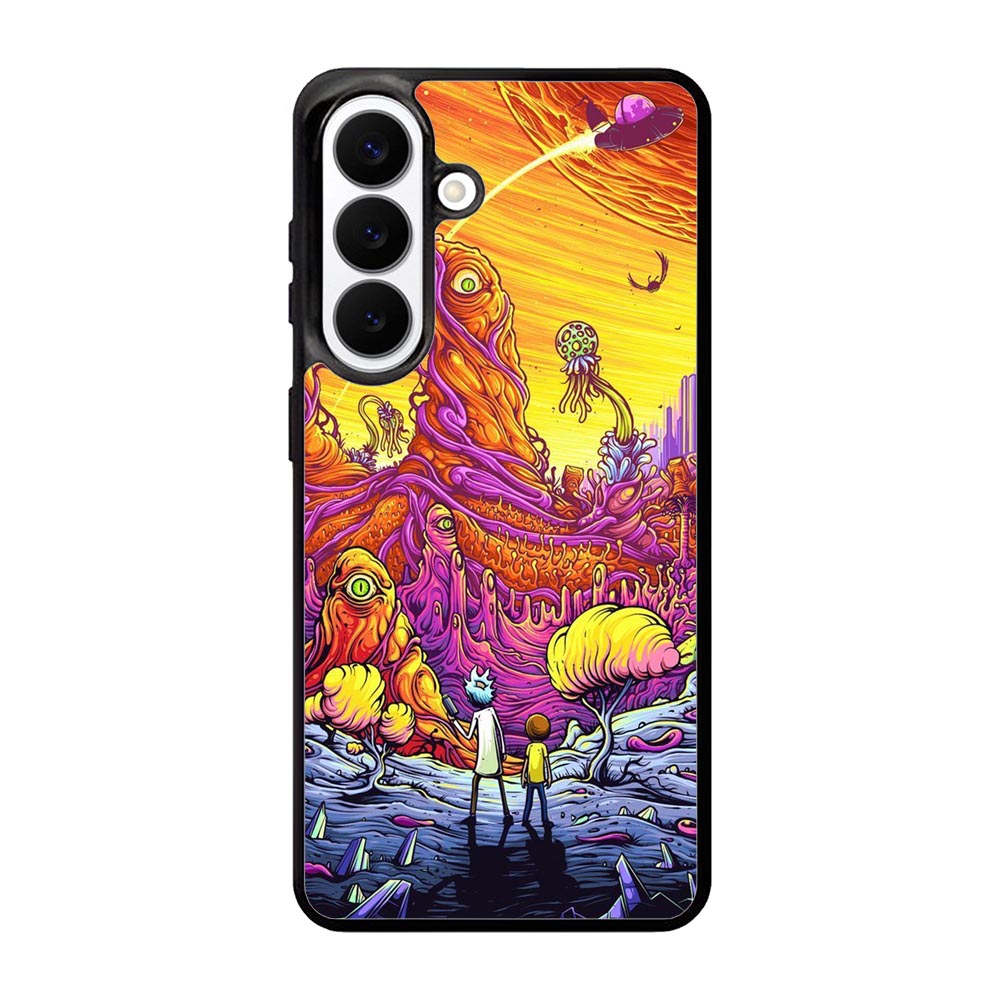 Rick And Morty World Full Colour Samsung Galaxy S26 Plus Case OV1044