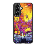 Rick And Morty World Full Colour Samsung Galaxy A37 Case OV1044