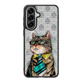 business cat Samsung Galaxy A37 Case OV1192