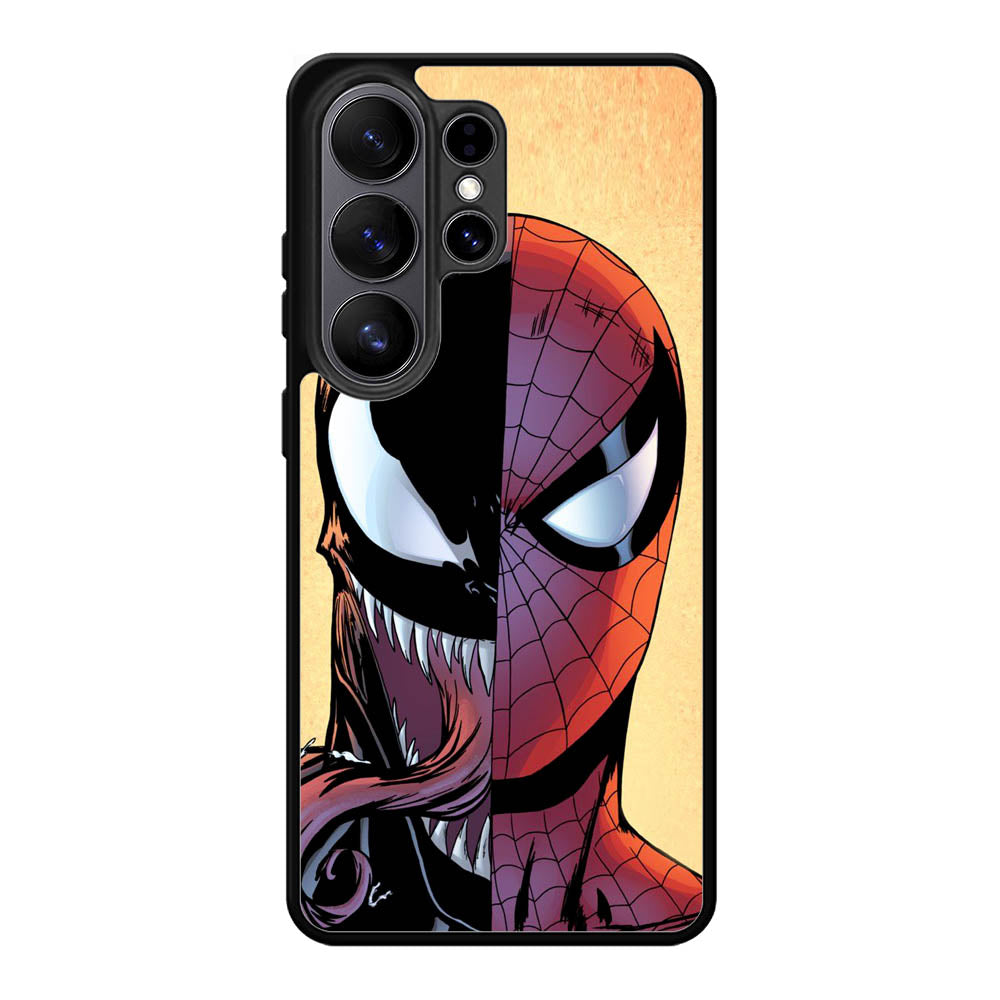 Venom Vs Spiderman Face Samsung Galaxy S26 Ultra Case OV1358