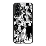 Todoroki Black and White Samsung Galaxy A57 Case OV7534