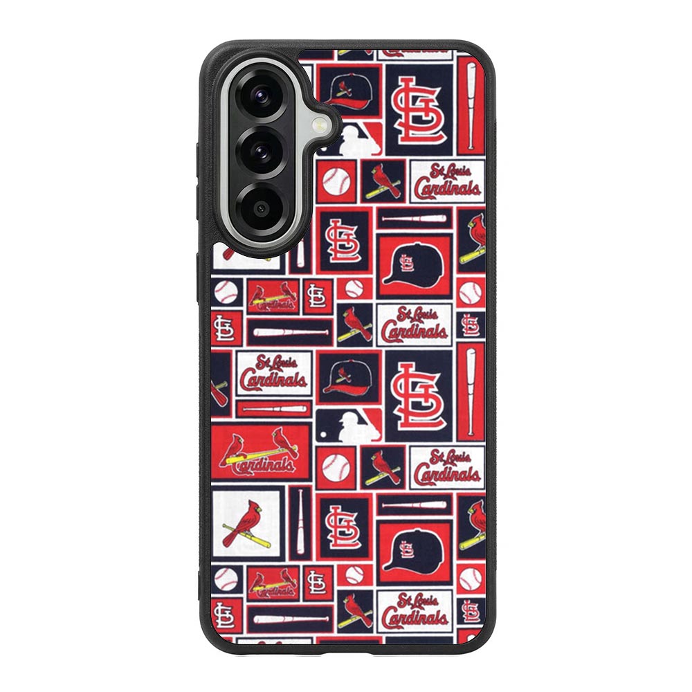St Louis Cardinals Baseball Doodle Log Samsung Galaxy A37 Case OV9600