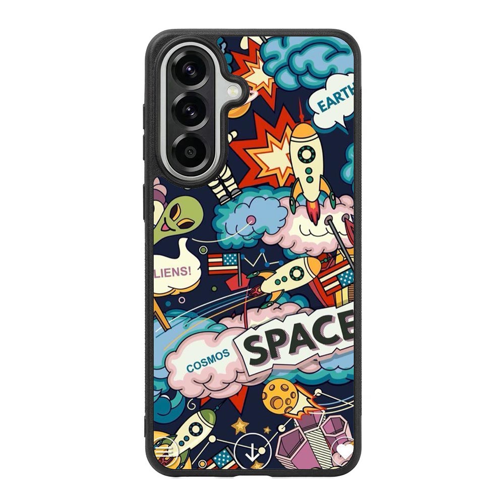 Space Sticker Samsung Galaxy A57 Case OV9044