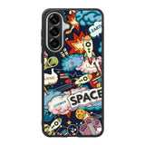 Space Sticker Samsung Galaxy A57 Case OV9044