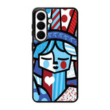 Romero Britto Statue Of Liberty Samsung Galaxy S26 Plus Case QC11014