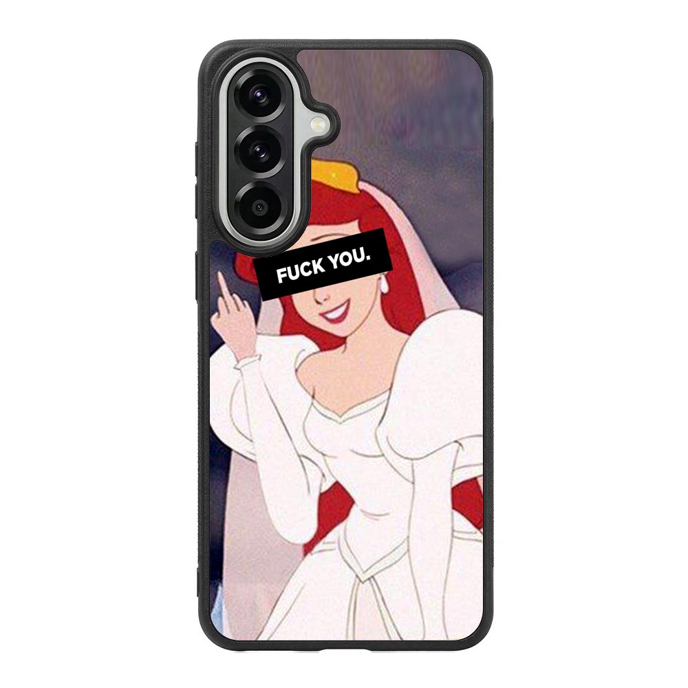 Princess Ariel Middle Finger Samsung Galaxy A37 Case QC10794