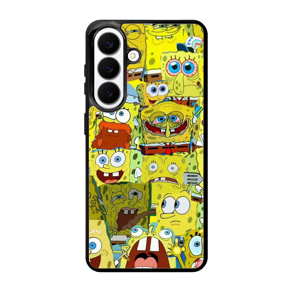 Spongebob Yellow Meme Collage Samsung Galaxy S26 Case QC10437