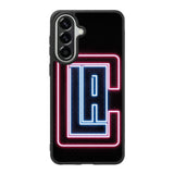 Los Angeles Clippers Neon Samsung Galaxy A57 Case OV9370