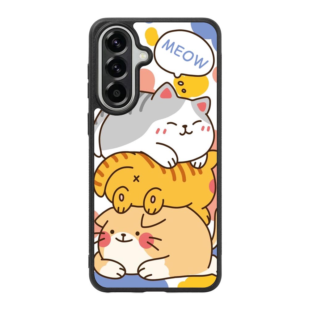 cat meow FLN0097 Samsung Galaxy A57 Case