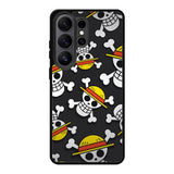 One Piece Straw Hat Pirates Logo Dark Samsung Galaxy S26 Ultra Case OV10993
