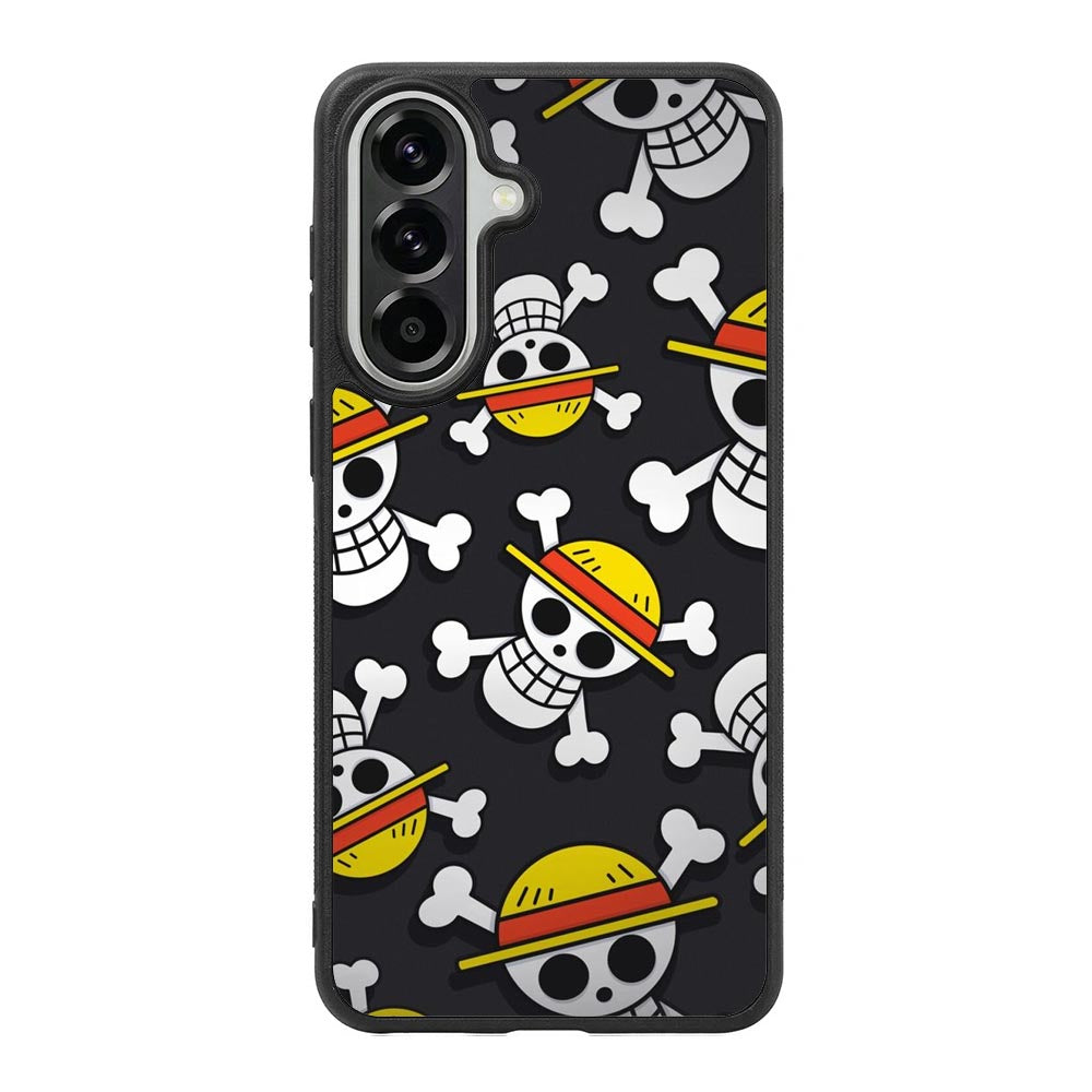 One Piece Straw Hat Pirates Logo Dark Samsung Galaxy A57 Case OV10993