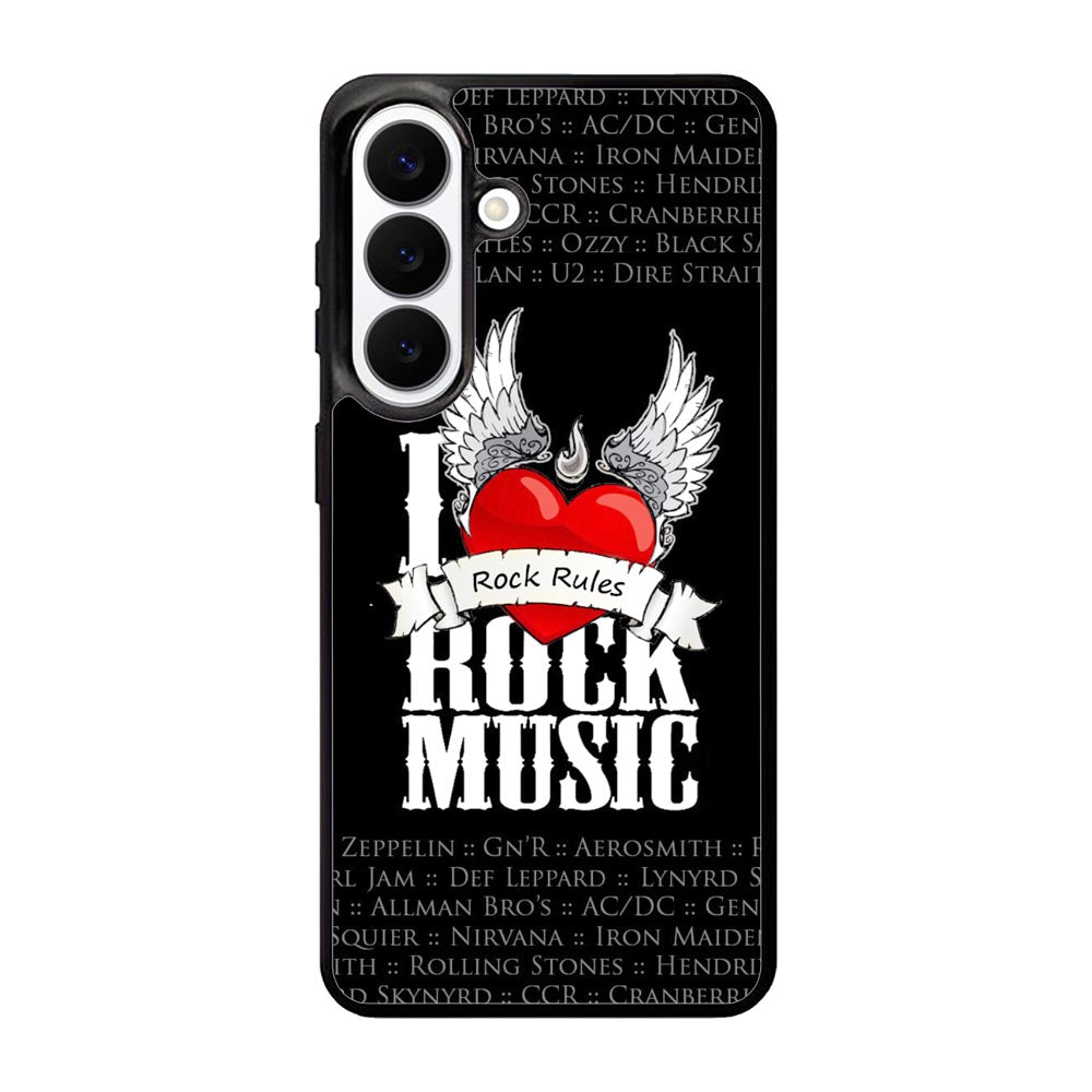i love rock music Samsung Galaxy S26 Plus Case QC1558