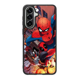 Spiderman and Deadpool funny Samsung Galaxy A37 Case OV1644