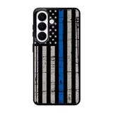 Blue Line Flag Samsung Galaxy S26 Plus Case OV7287