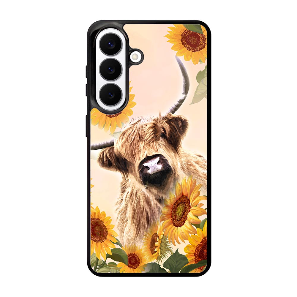 Highland Cow Sunflower FRL0335 Samsung Galaxy S26 Plus Case