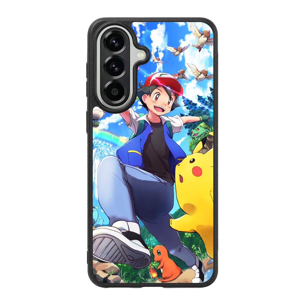 Pokemon Ash And Pikachu Samsung Galaxy A57 Case QC9392