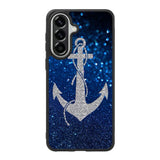 Blue Glitters Anchor Samsung Galaxy A37 Case OV4188