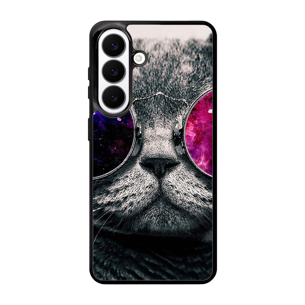 Cat Glasses Samsung Galaxy S26 Plus Case QC4396