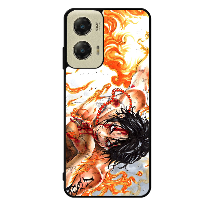 One Piece Fire Motorola Moto G Stylus 5G 2024 Case OV2985