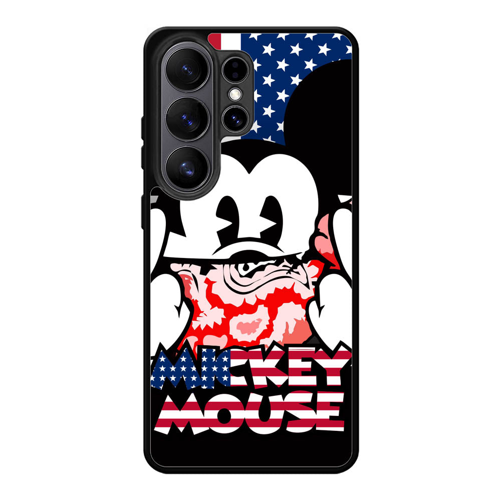 Mickey Mouse America Flag Samsung Galaxy S26 Ultra Case OV3267
