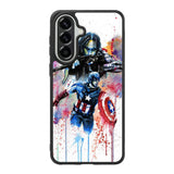 Captain America Watercolor Samsung Galaxy A37 Case OV1797