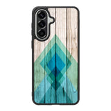 Simple Aztec on Wood Samsung Galaxy A37 Case QC1806