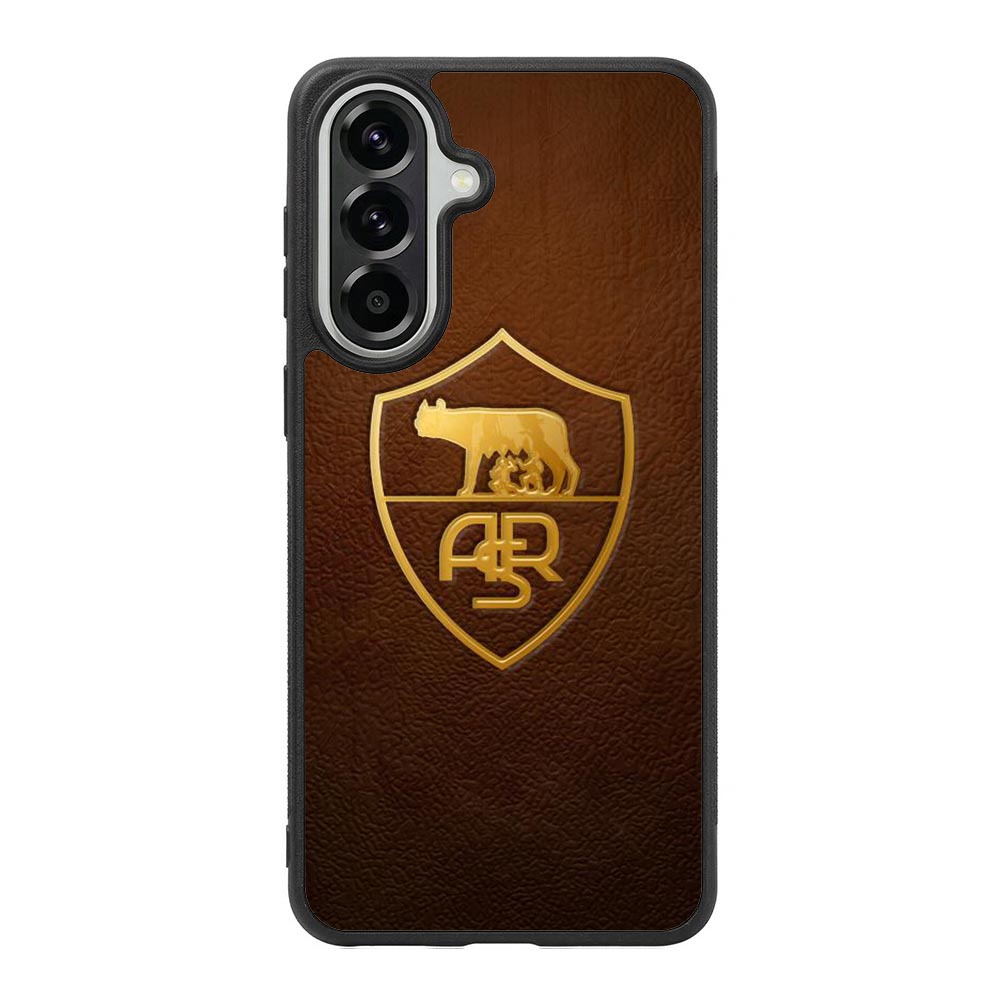 AS Roma Leather Logo Soccer Samsung Galaxy A37 Case QC1821