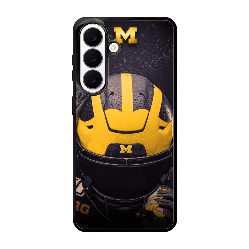 Michigan Wolverines Helmet Samsung Galaxy S26 Plus Case QC10771