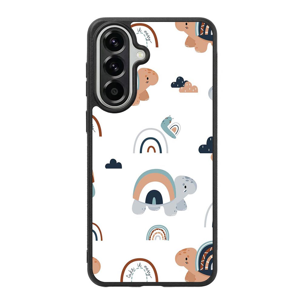 Turtle Rainbow Pattern Samsung Galaxy A37 Case OV10242